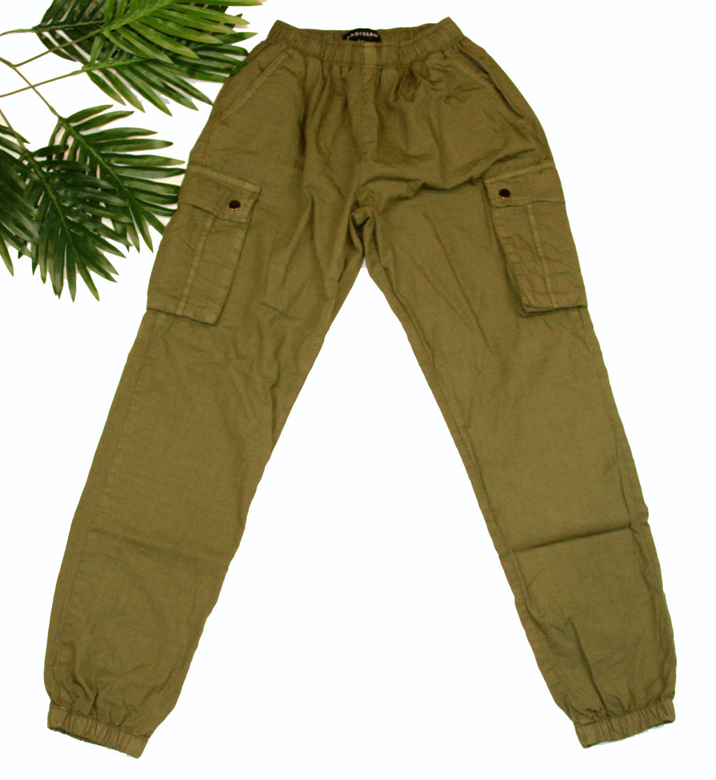 Khaki  Cargo Trouser